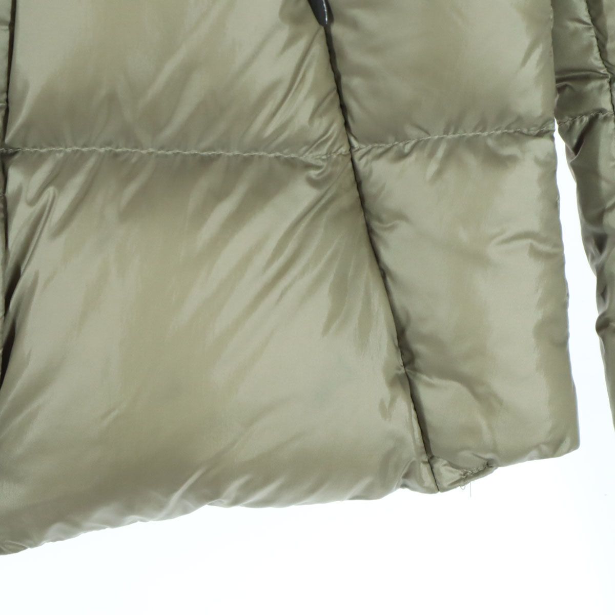 美品 GAP ギャップ 長袖 ダウンジャケット S グレー レディース 古着 