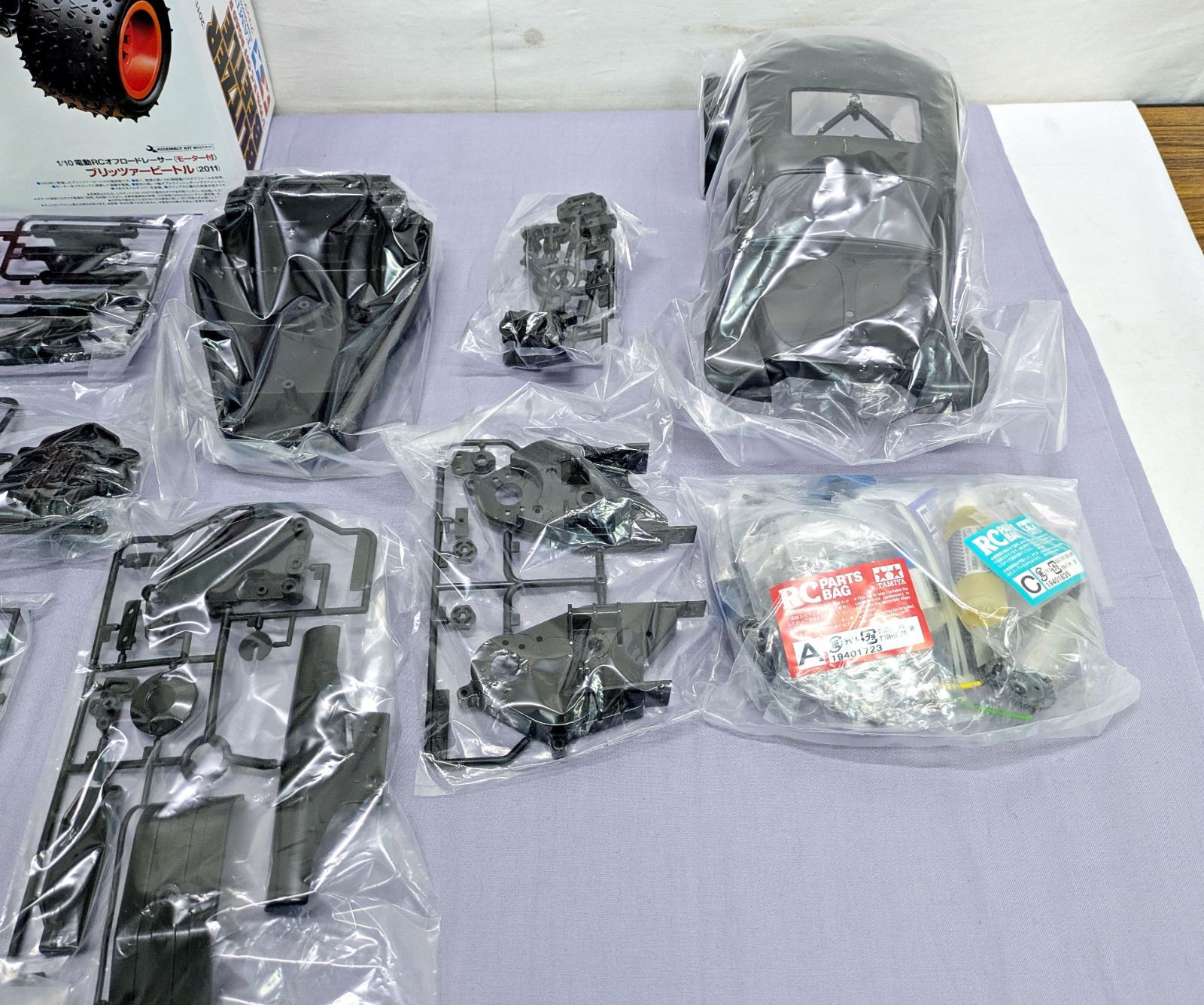 未組立品 タミヤ 1 10 電動RCカーシリーズ No 502 ブリッツァービートル 2011 オフロードレーサー モーター付 830