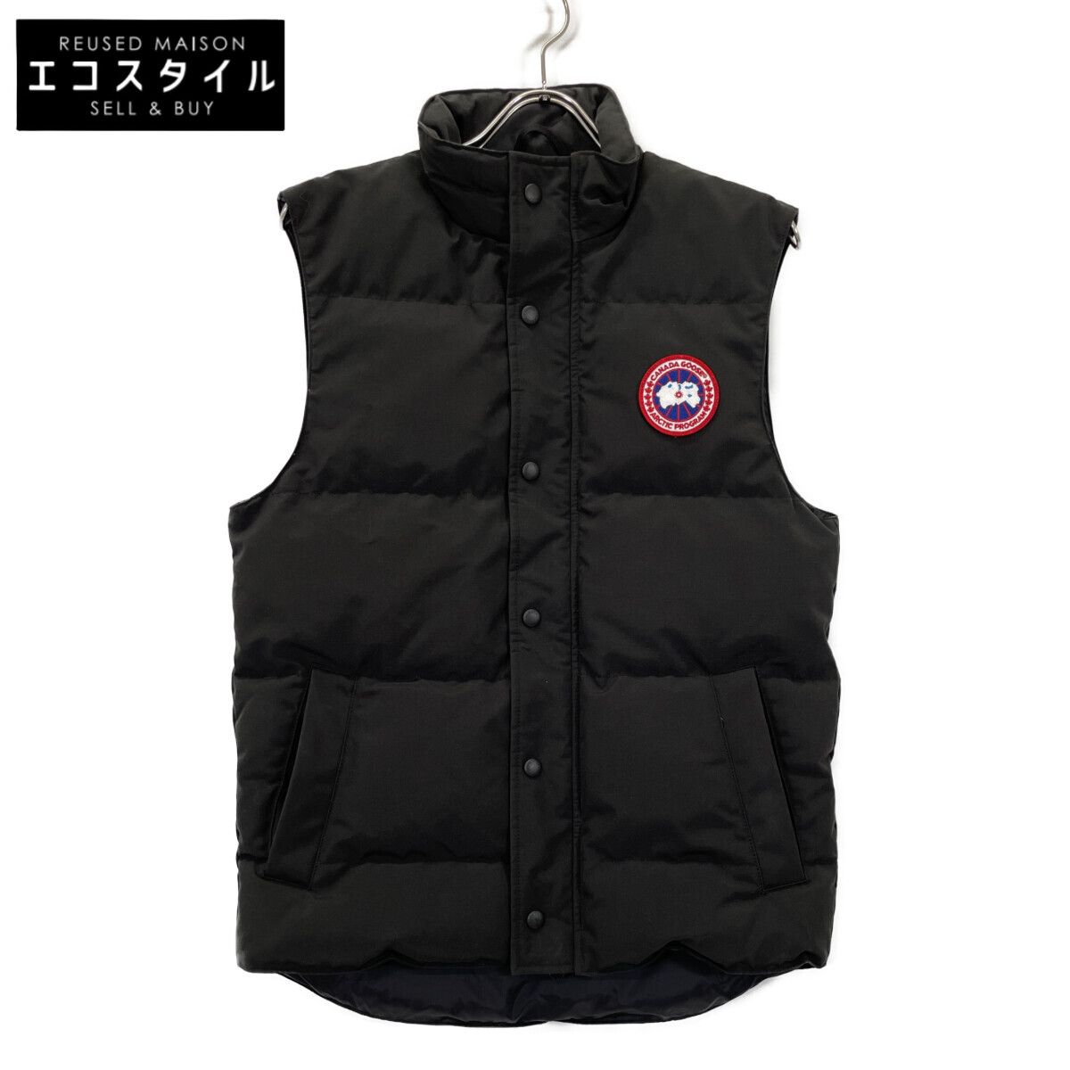 CANADA GOOSE カナダグース ﾌﾞﾗｯｸ 4151 M ｷﾞｬﾙｿﾝ ﾀﾞｳﾝﾍﾞｽﾄ S