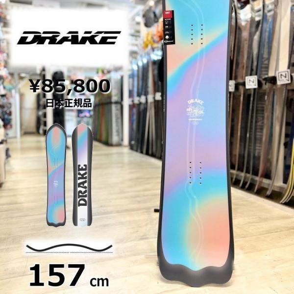 24-25 DRAKE SHOT 157cm ドレイク ショット パウダーボード 日本正規品