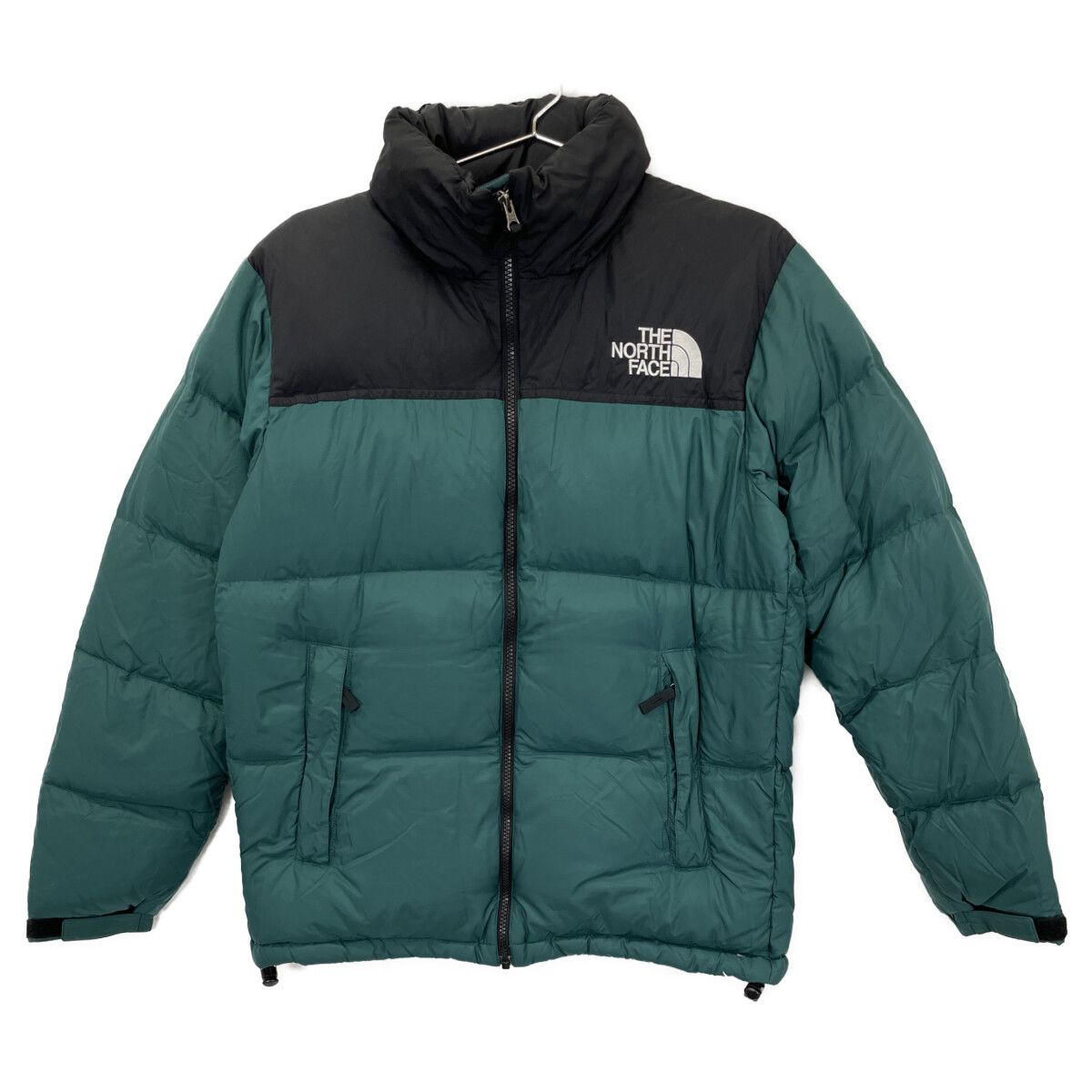 THE NORTH FACE ノースフェイス ND91841 ﾌﾞﾗｯｸ×ｸﾞﾘｰﾝ Nuptse ﾀﾞｳﾝ