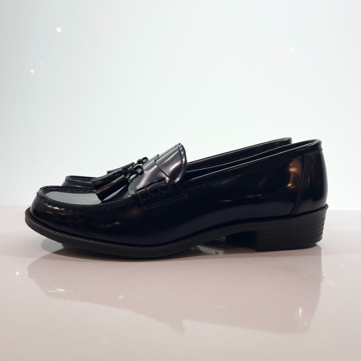 ハルタ HARUTA TASSEL LOAFERS タッセル ローファー BLACK ブラック