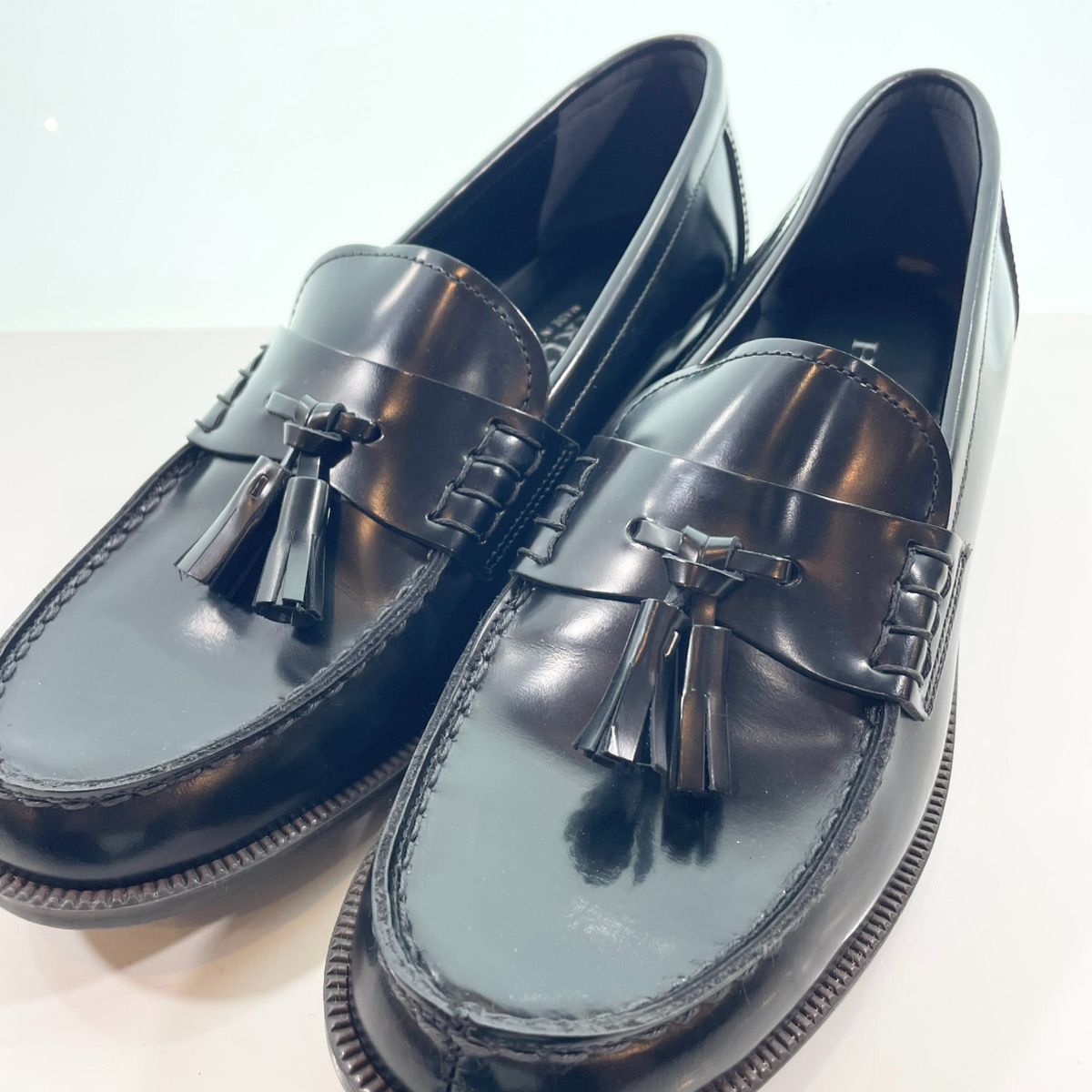 はるた ハルタ HARUTA TASSEL LOAFERS タッセル ローファー BLACK ブラック