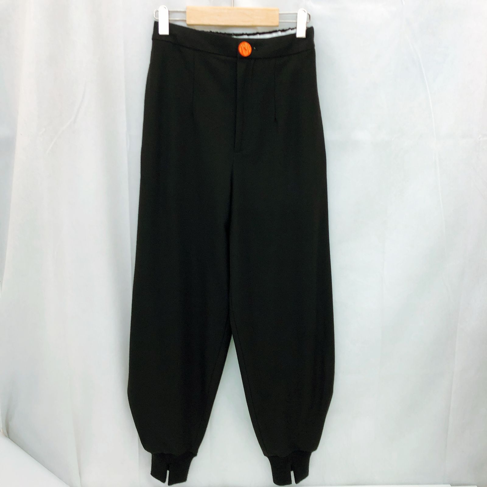 nagonstans ナゴンスタンス ダブルブラッシュ バルーンパンツ 1150 S ブラック レディース ファッション