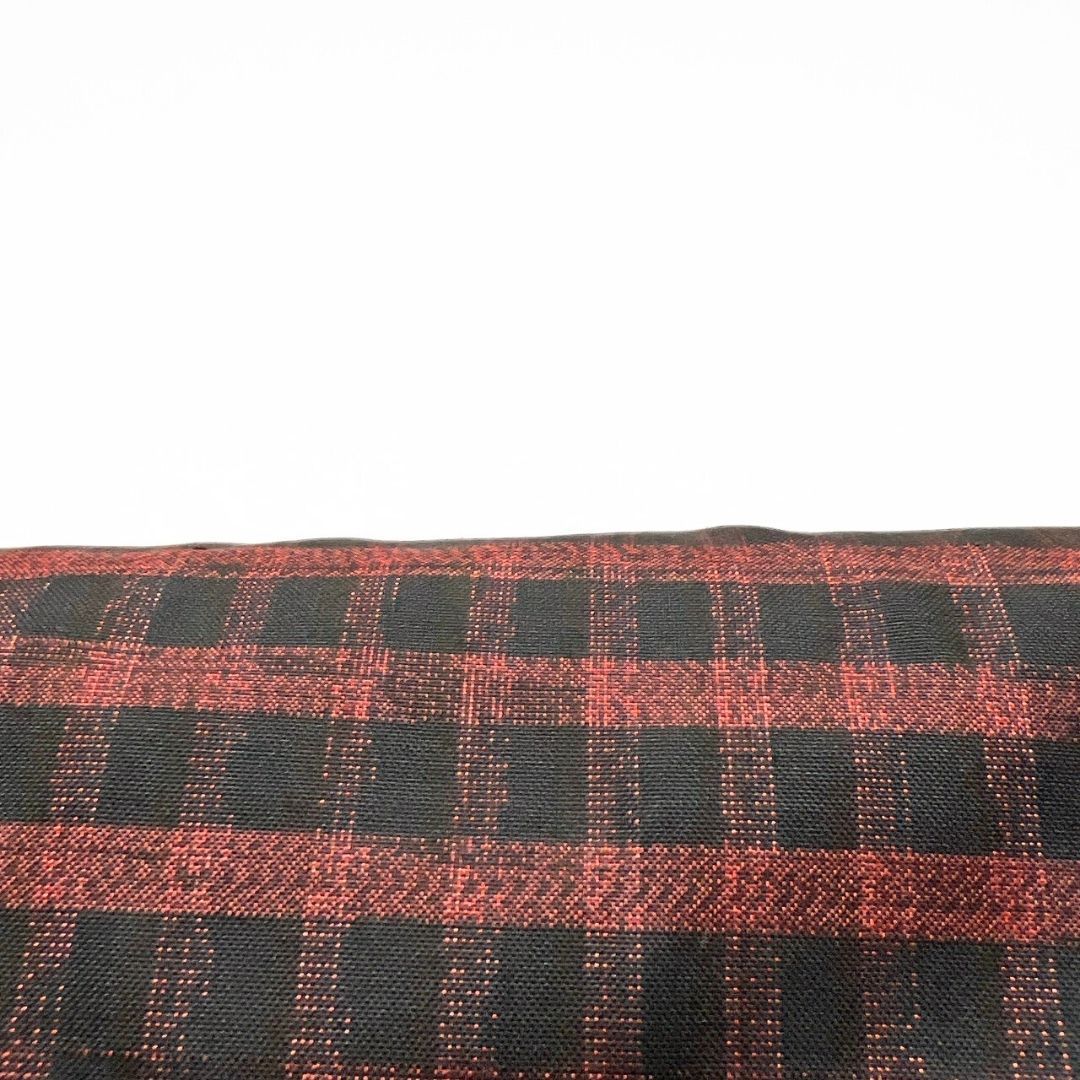 格子模様 泥染