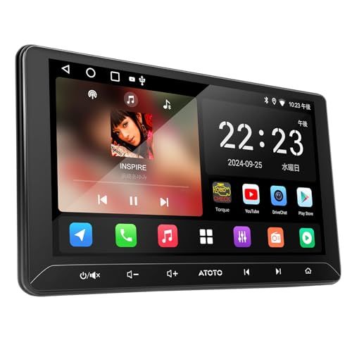 ATOTO A 5 L 10 1インチAndroid ディスプレイオーディオ 2 DINカーナビ ワイヤレス CarPlay Android Auto Wi Fi Bluetooth USBテザリングに対応 32 GB DSP アンプ 内蔵 FM