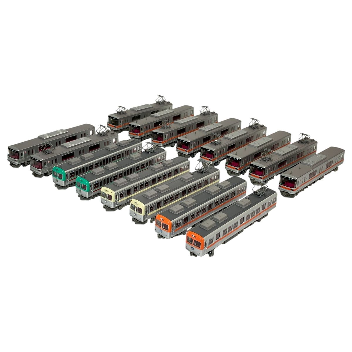 鉄道 北陸鉄道 8000系 03系 16両セット Nゲージ 鉄道模型