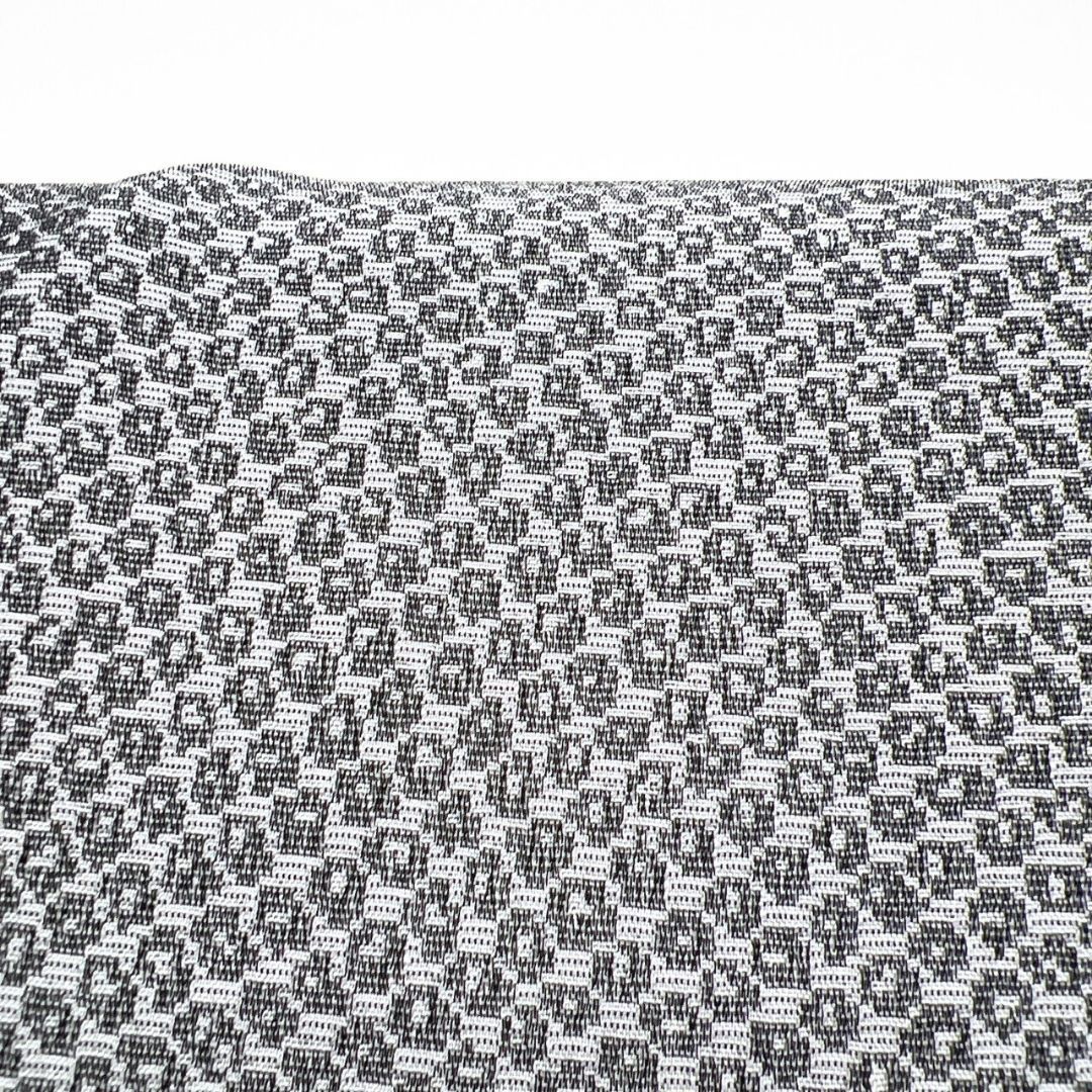 小紋 お召 鹿の子模様 グレー モノトーン 着物 121b p ms - メルカリ