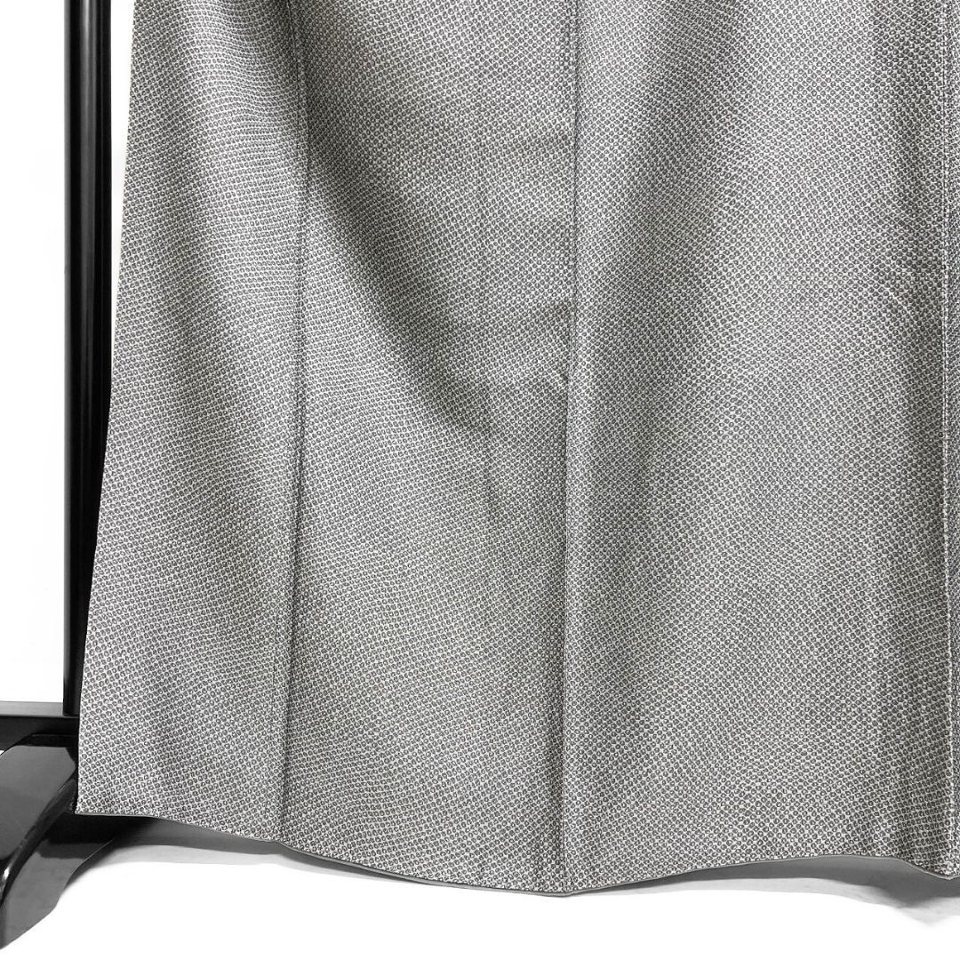 小紋 お召 鹿の子模様 グレー モノトーン 着物 121b p ms - メルカリ