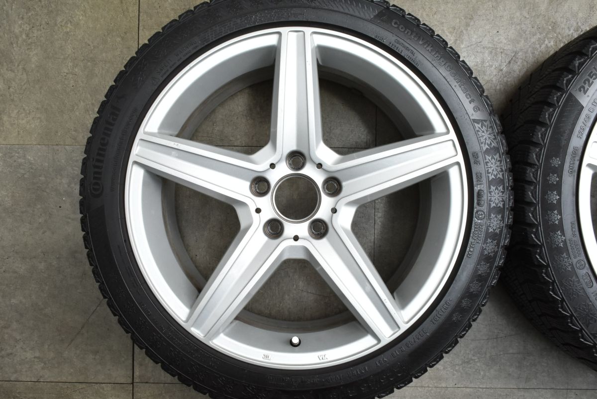  ホイールのみ販売 ユーロフォルシュ 18 in 7 5 J 44 112 コンチネンタル 225 45 R ベンツ W 177 Aクラス 247 Bクラス 205 Cクラス 18インチ タイヤ ホイールセット