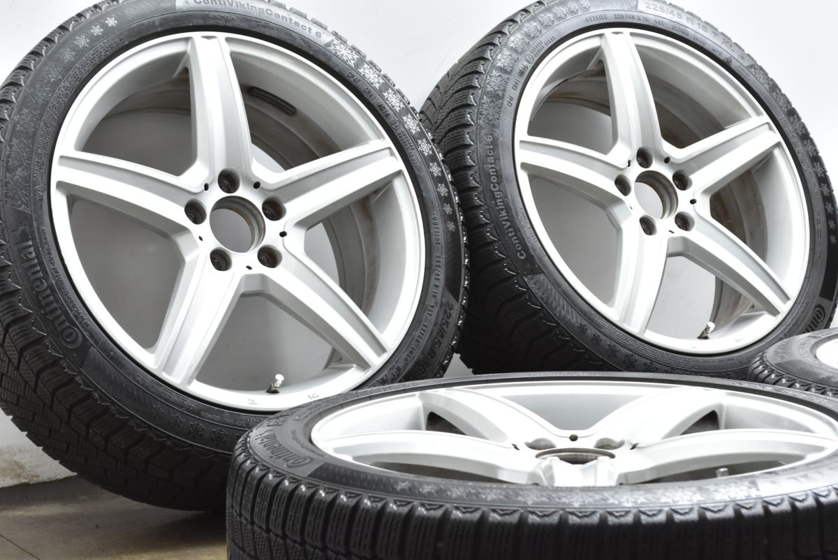 ホイールのみ販売 ユーロフォルシュ 18 in 7 5 J 44 112 コンチネンタル 225 45 R ベンツ W 177 Aクラス 247 Bクラス 205 Cクラス