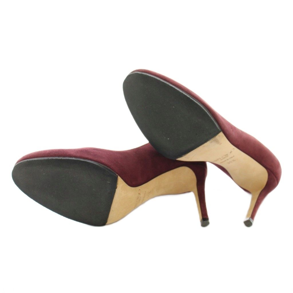 ジミーチュウ JIMMY CHOO BRIDGET85 パンプス スエード ラウンドトゥ