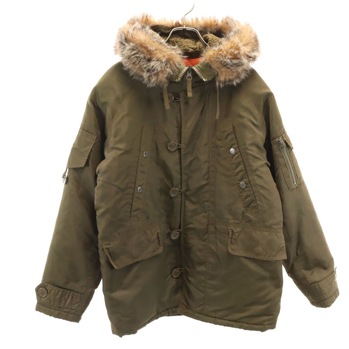 90s oldgap GAP モッズコート　ミリタリージャケット　カーキ GAP ギャップ フライトジャケット XS カーキ メンズ 古着 GAP フライト