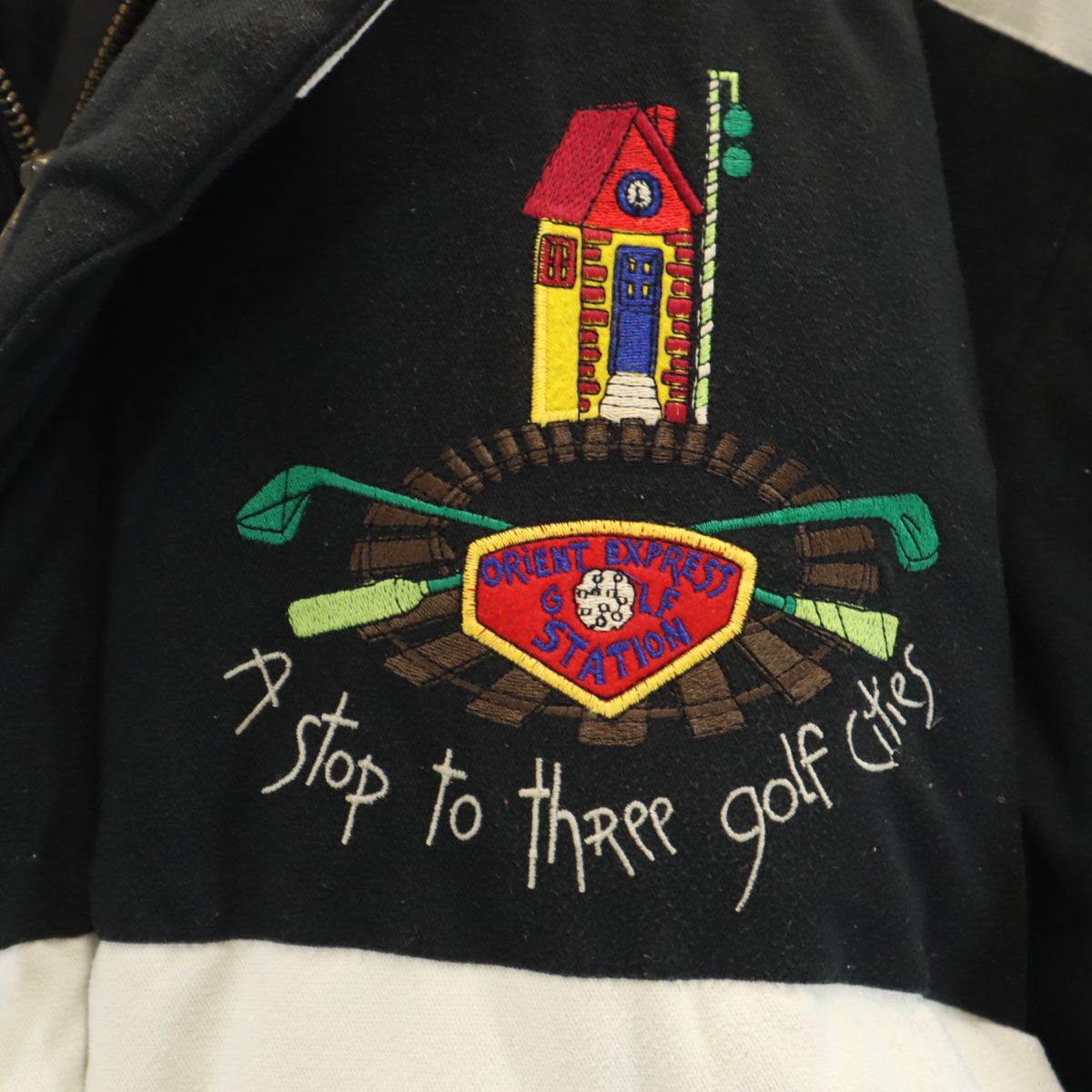 Castelbajac sport カステルバジャックスポーツ バック刺繍 ダウン 