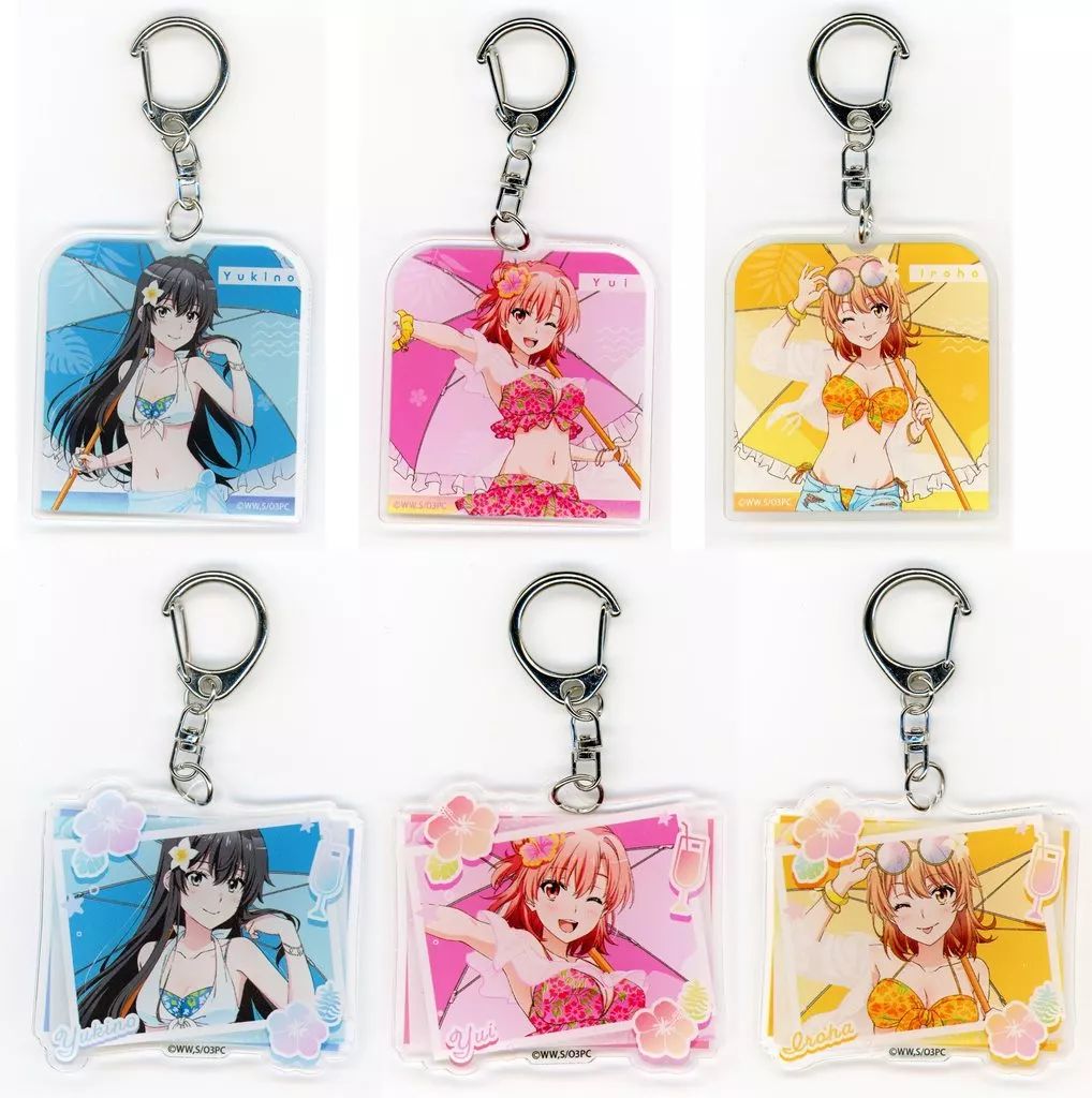 中古】キーホルダー 全6種セット 「やはり俺の青春ラブコメはまちがっ