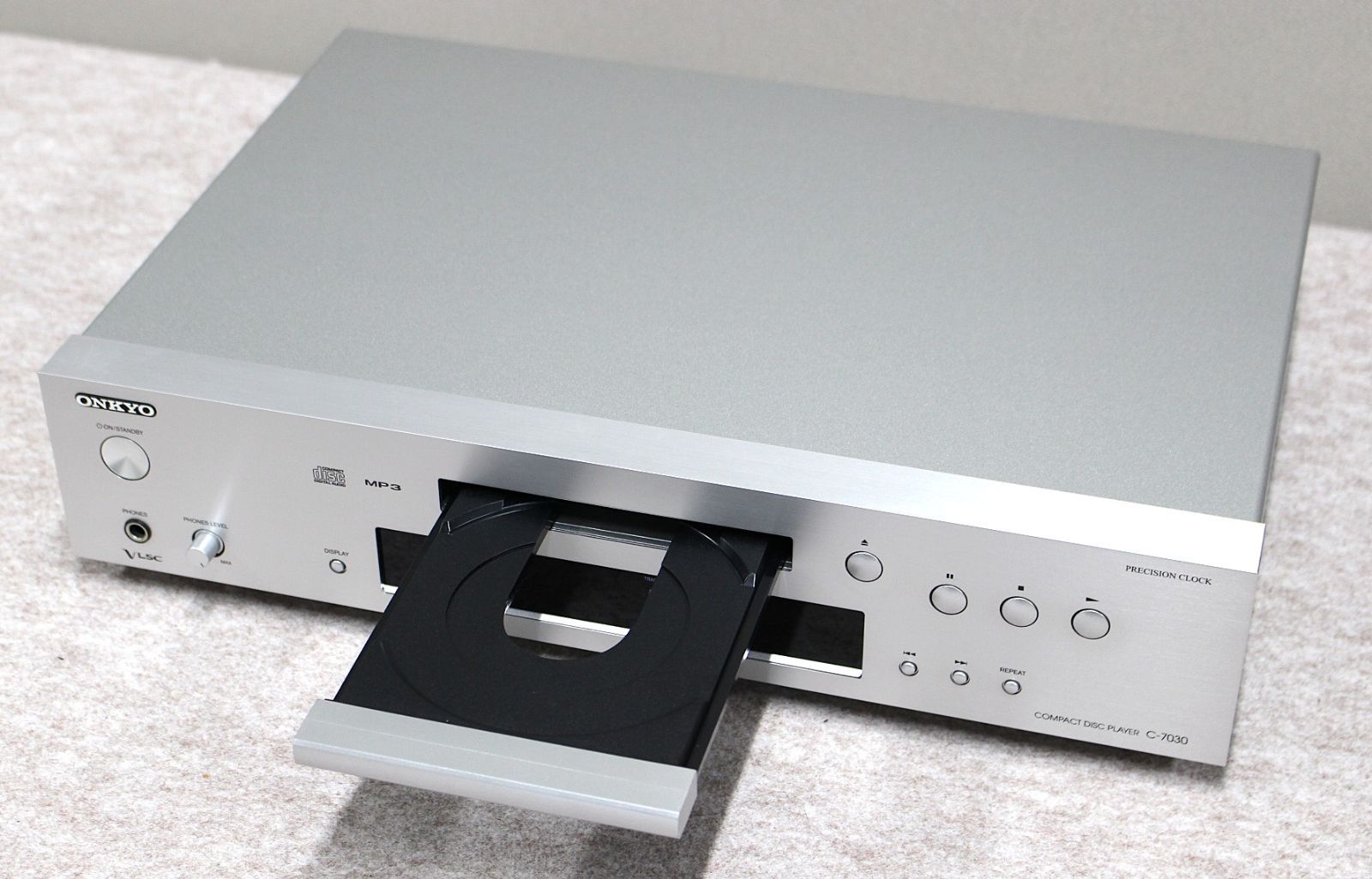  ONKYO VLSC CLOCK技術搭載CDプレーヤー C 7030 リモコン付 CD SACDプレーヤー プレーヤー