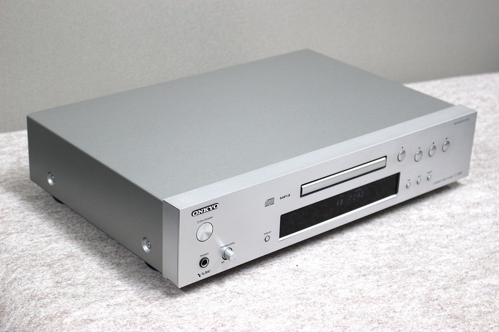 ONKYO VLSC CLOCK技術搭載CDプレーヤー C 7030 リモコン付