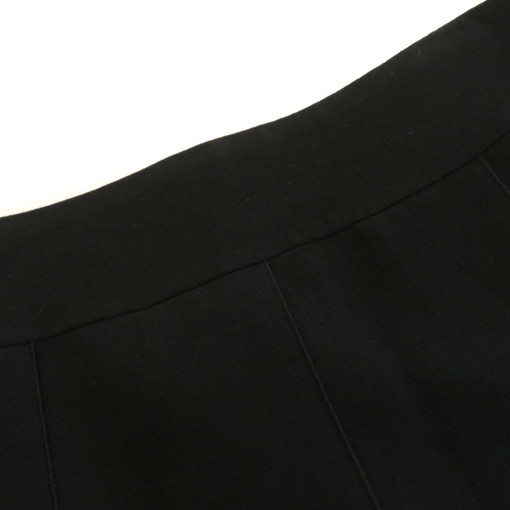 【中古】シクラス CYCLAS サテンスカート フレアスカート ひざ丈 36 黒 ブラック 1-05-02-2146  /AN28 シクラス CYCLAS サテンスカート フレアスカート ひざ丈 36 黒