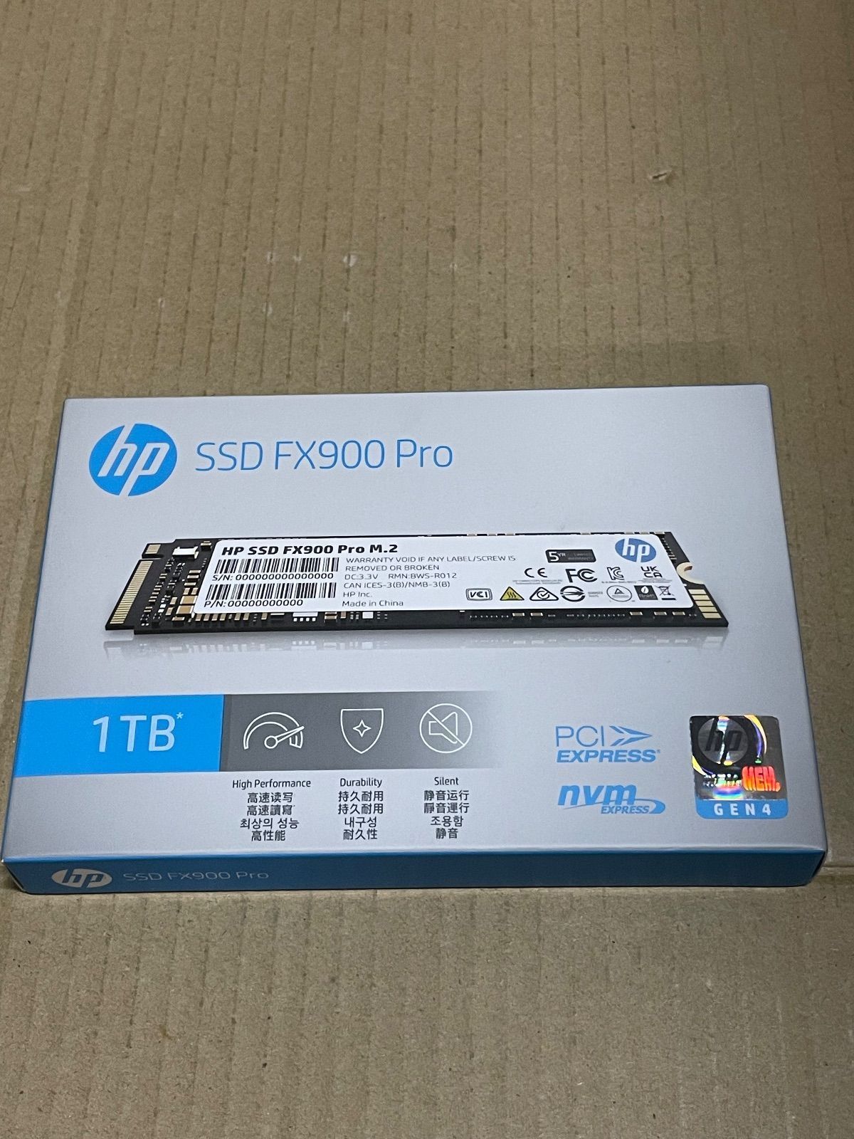 HP SSD FX900 pro 1TB 3