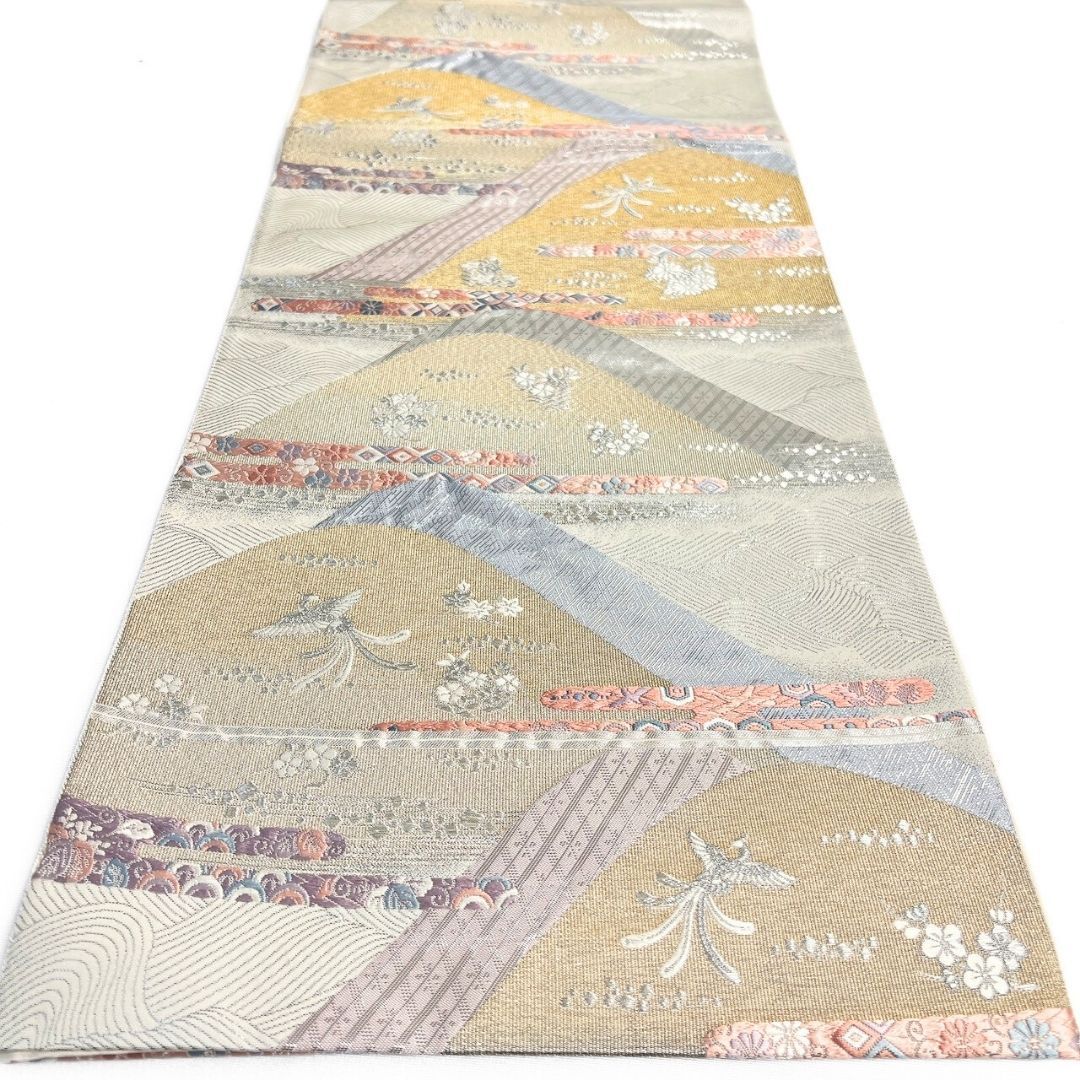 袋帯　華紋　鳳凰紋　唐花　花菱　金糸　銀糸　着物　093a p 袋帯 華紋 鳳凰紋 唐花 花菱 金糸 銀糸 着物 093a p - メルカリ