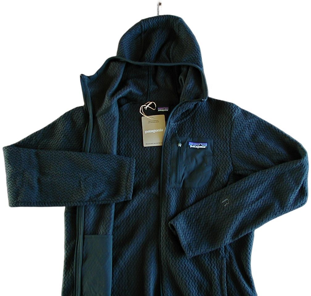 S パタゴニア W’s R 1 エア フルジップ フーディ patagonia Black BLK