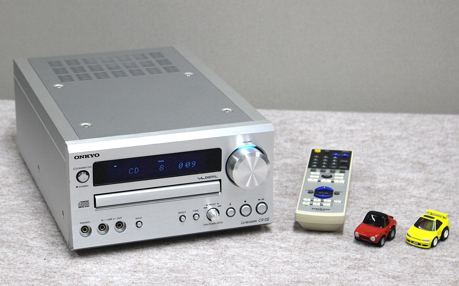 ONKYO デジタルアンプ VL Digital 搭載CDレシーバー CR-D 2 リモコン付
