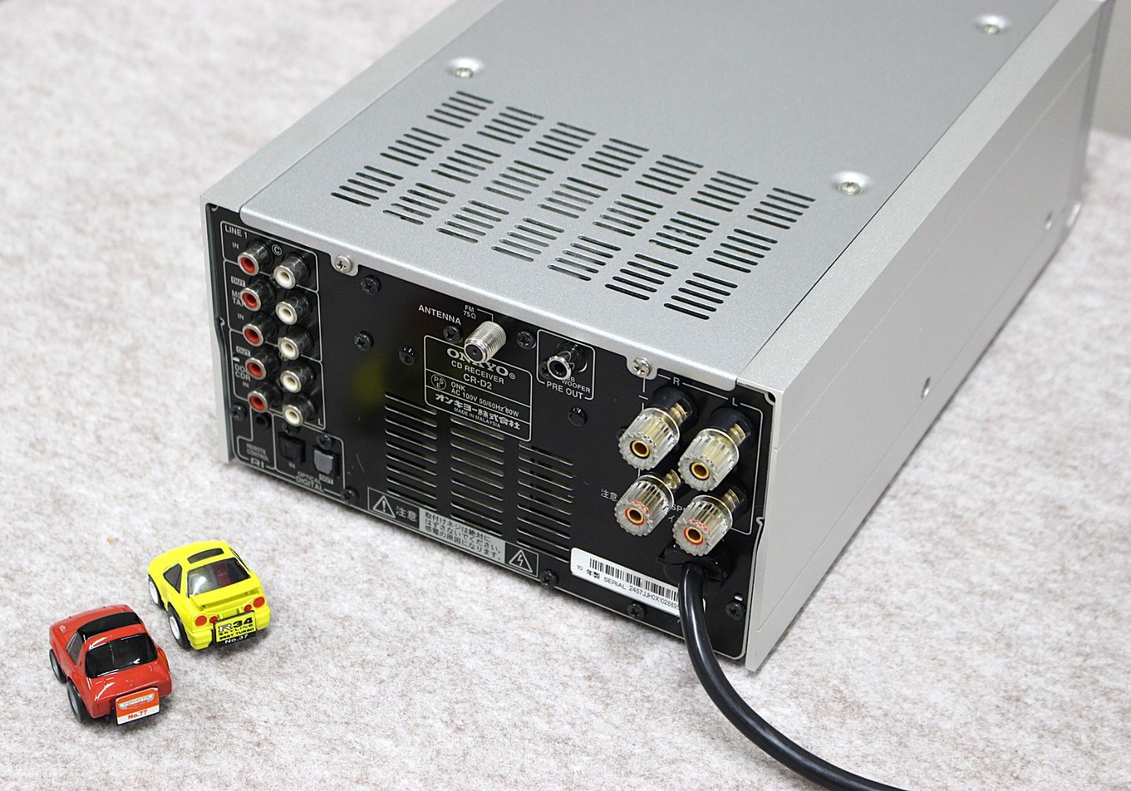  ONKYO デジタルアンプ VL Digital 搭載CDレシーバー CR D 2 リモコン付 ミニコンポ ラジオ コンポ