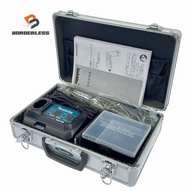 makita マキタ 7 2 V 充電式ペンインパクトドライバー オリーブ バッテリ 1 5 Ah 充電器 ケース付119282