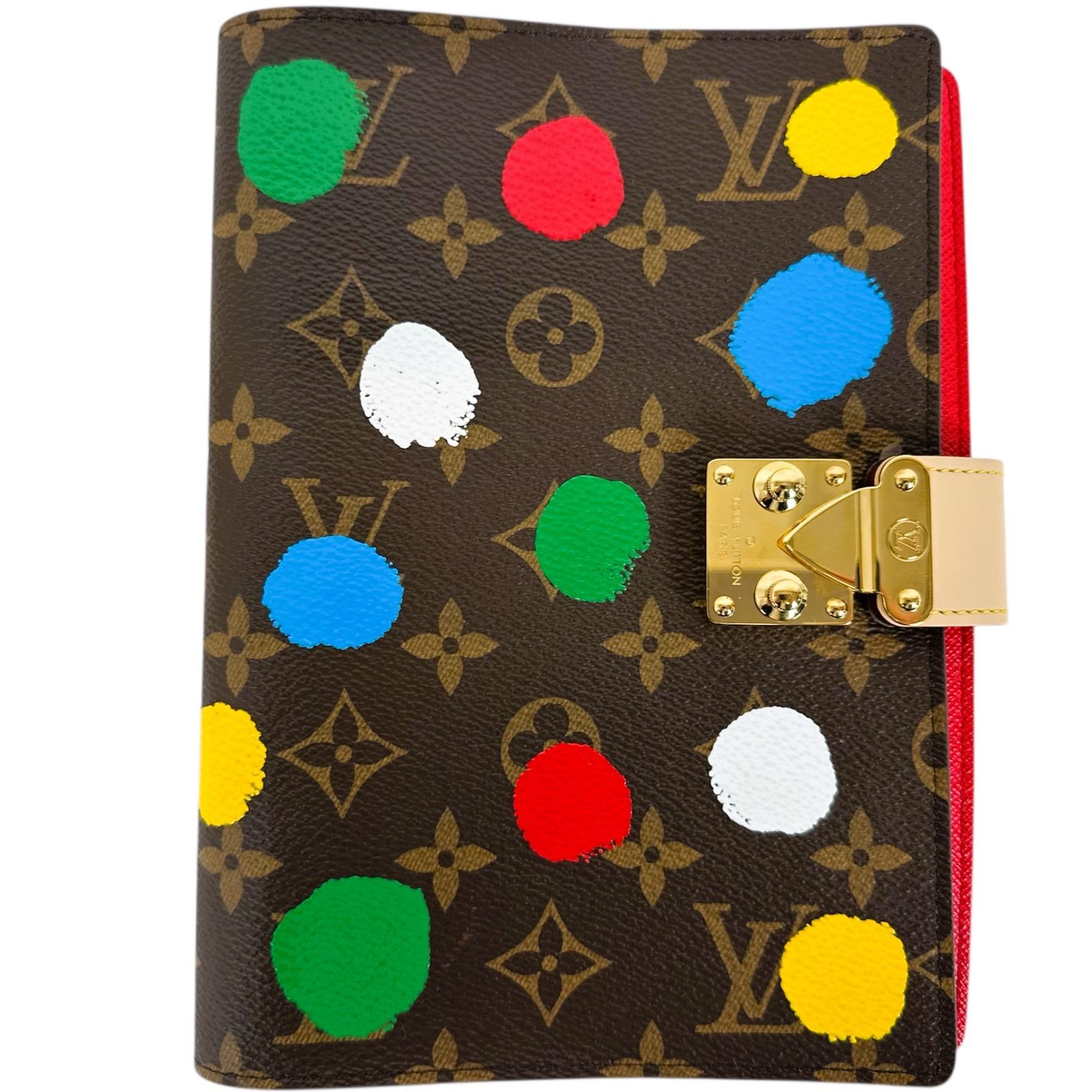 Louis Vuitton ルイヴィトン LV×YK クヴェルテュール カルネ ポール GI 0887 草間彌生コラボ 手帳カバー 2025年 商品 9304