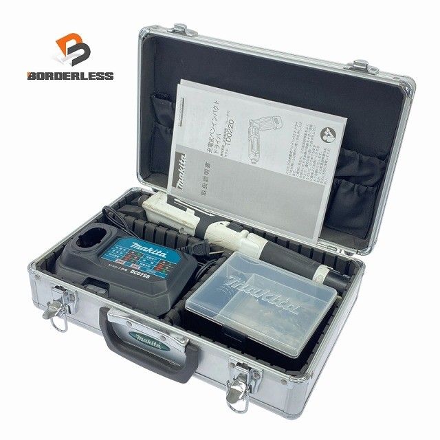 品 makita マキタ 7.2 V 充電式ペンインパクトドライバー TD 022 D 白 バッテリ 1.5 Ah 充電器 ケース付 コードレス119357