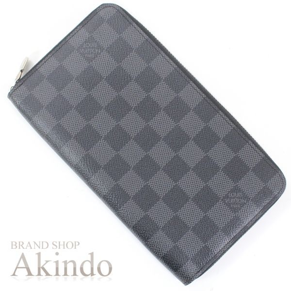 【新品】ルイヴィトン 長財布 ジッピーオーガナイザーNM ダミエ・グラフィット 黒ブラック ラウンドファスナー ラージ メンズ N60111 ラウンドジップ ロングウォレット プレゼント ビトン ブランド財布  小銭入れ LOUIS VUITTON 新品・未使用】ルイヴィトン 長財布 ジッピーオーガナイザーNM ダミエ