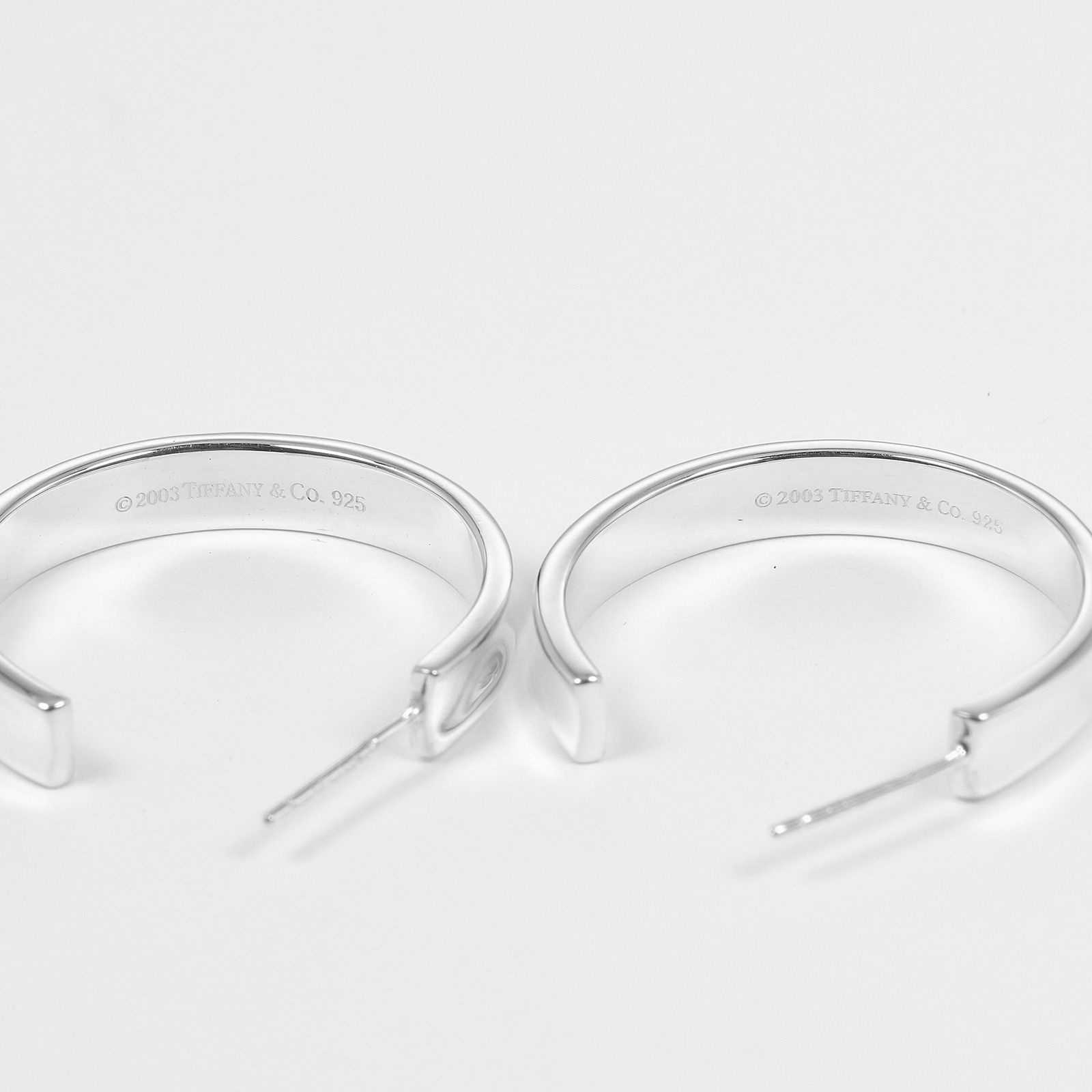 TIFFANY&Co.】ティファニー 1837 ナロー フープ ミディアム シルバー