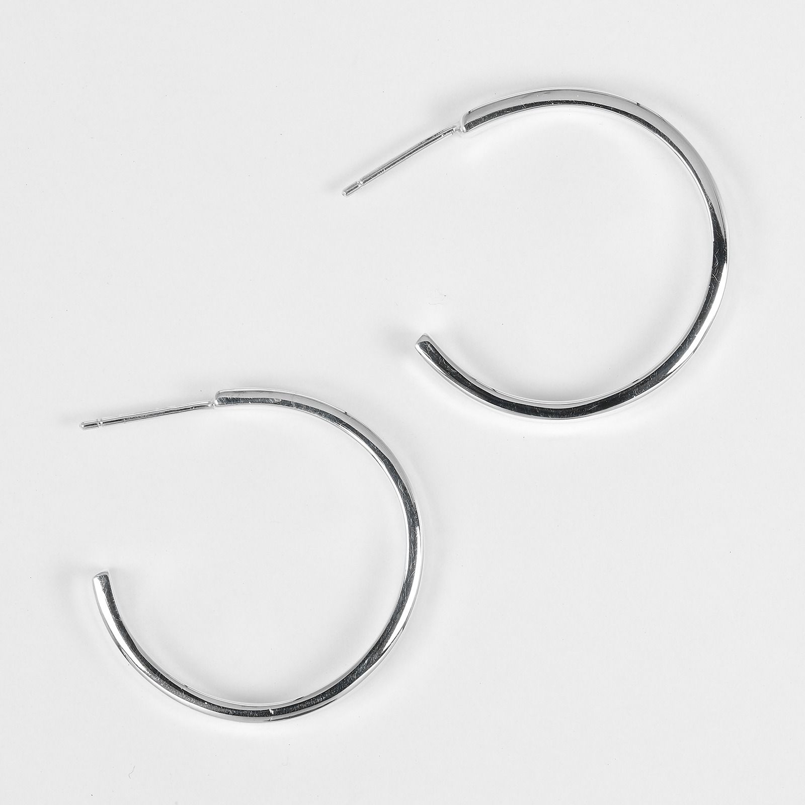 TIFFANY&Co.】ティファニー 1837 ナロー フープ ミディアム シルバー