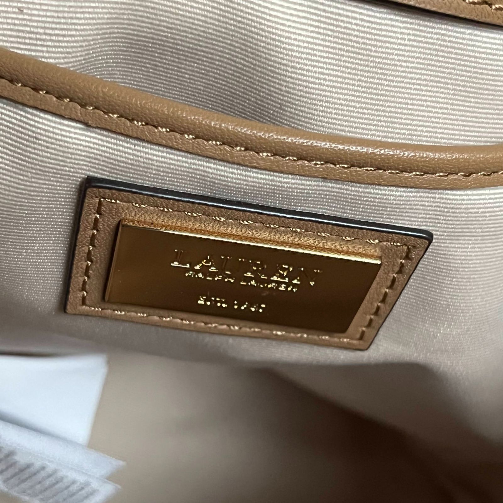 Ralph Lauren Andie Drawstring Bag ラルフローレン レザー アンディ 