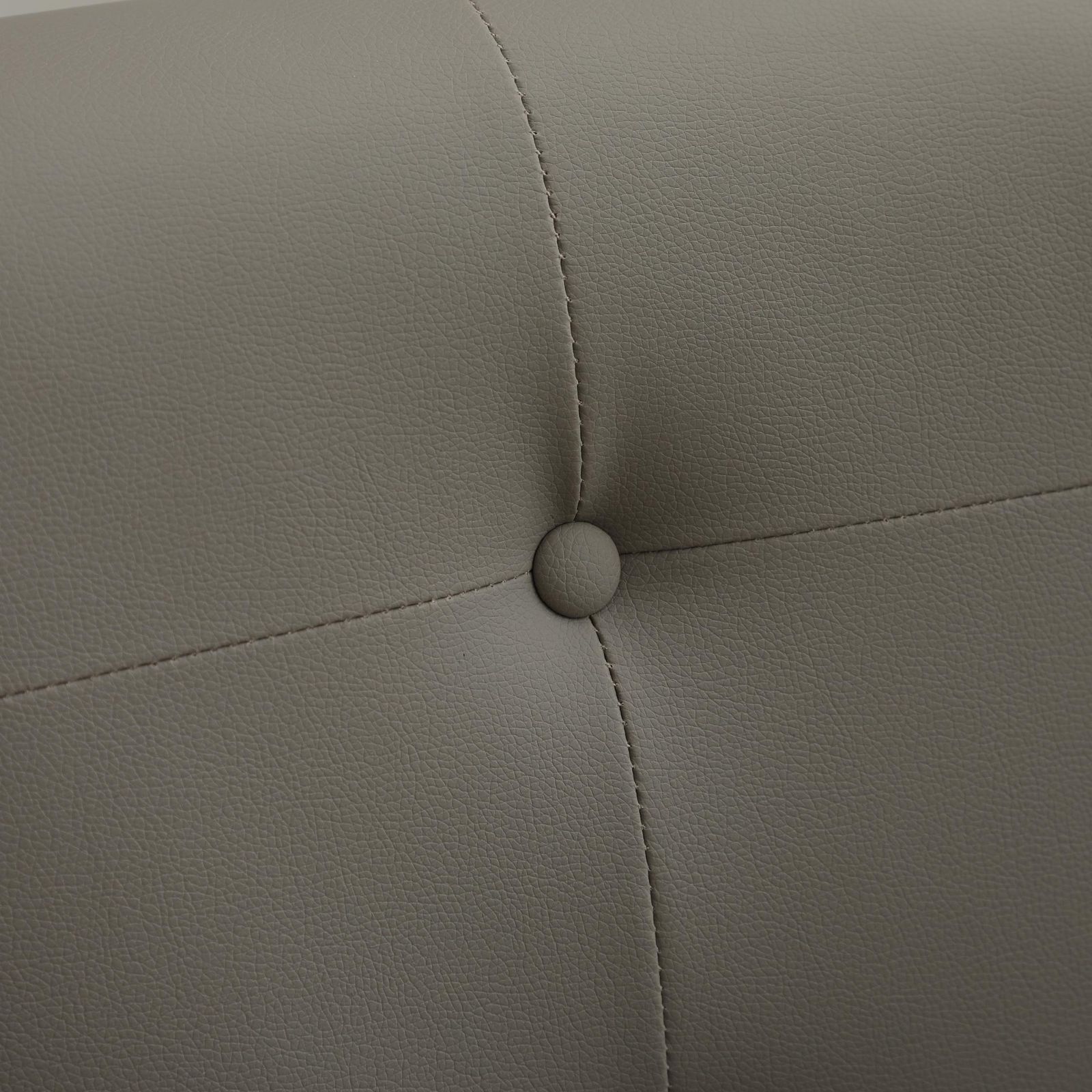 期限セール ダークブラウン 1人掛け PVC 灰色 1人掛け 割引 PVC