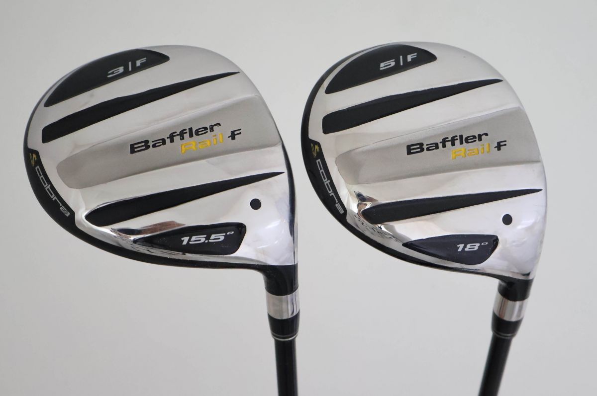 フェアウェイウッド2本セット cobra コブラ BAFFER T-rail ○【3W＆5W 2本セット】キングコブラ☆Baffler（バフラー）Rail F