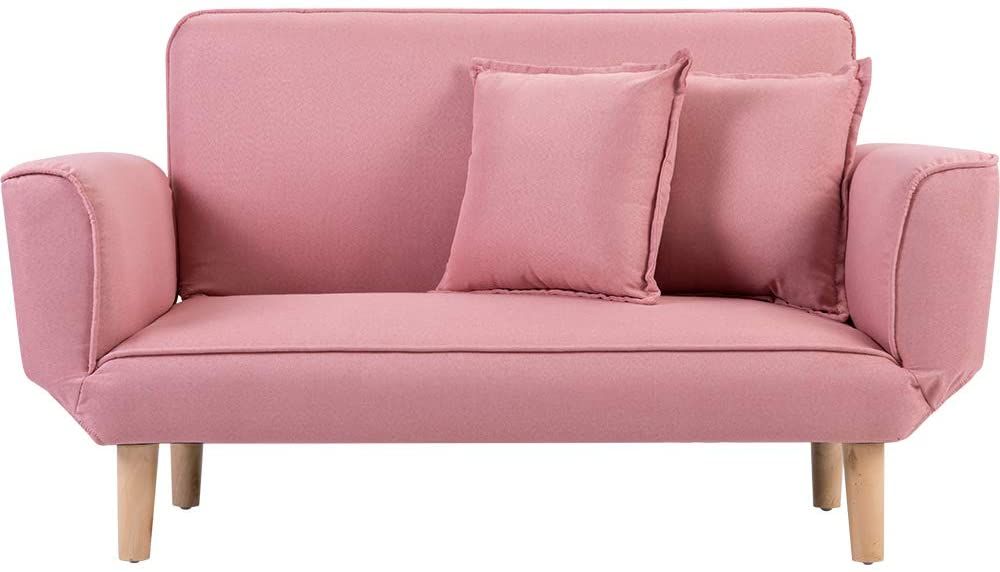 数量 ソファ 幅106㎝ ソファ- クッション付 軽量 コンパクト 2人掛け 一人暮らし ベッド