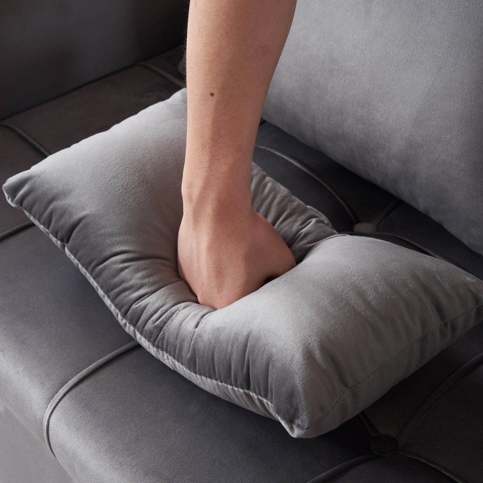  数量 ソファー 2人掛け ソファ 収納付き クッション4個付き 金属脚付きカウチソファ ソファアームレスト レイアウト自由 二人がけソファー おしゃれ sofa 幅140cmソファ 2人掛け 3人掛けソファ ソファ ソファベッド