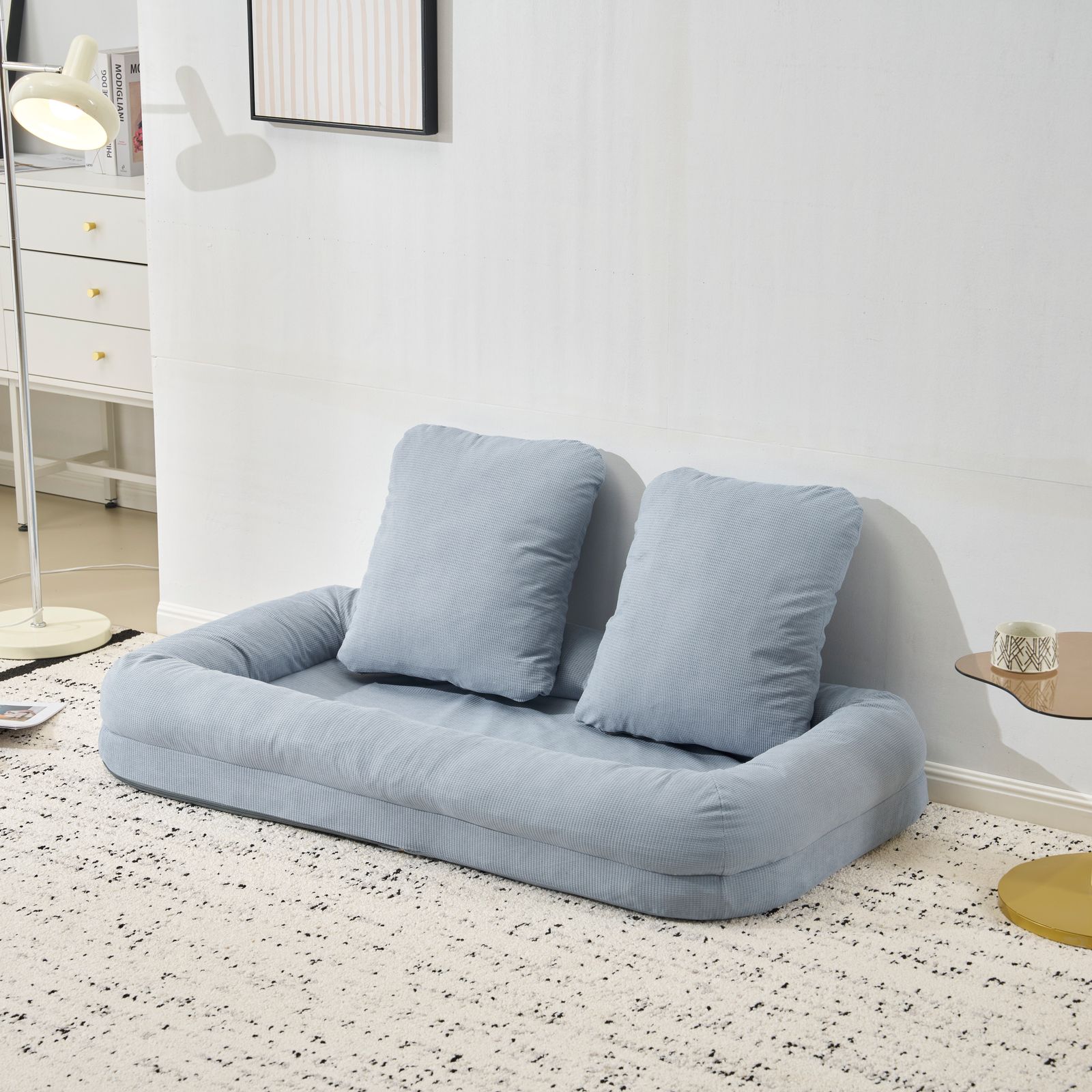 フロアソファー 寝る