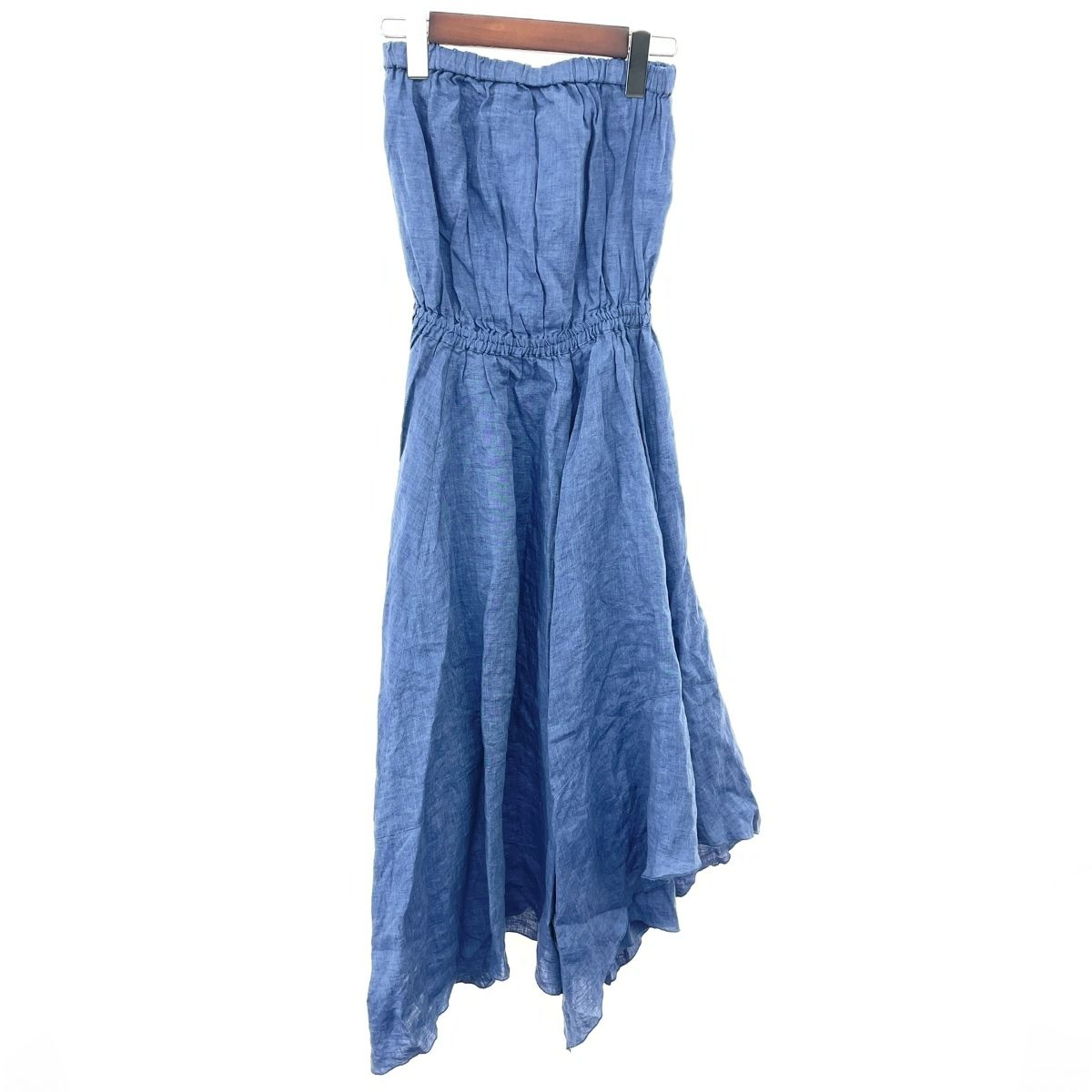 MYLAN マイラン マイアン/ベアトップワンピース サイズ:F リネン