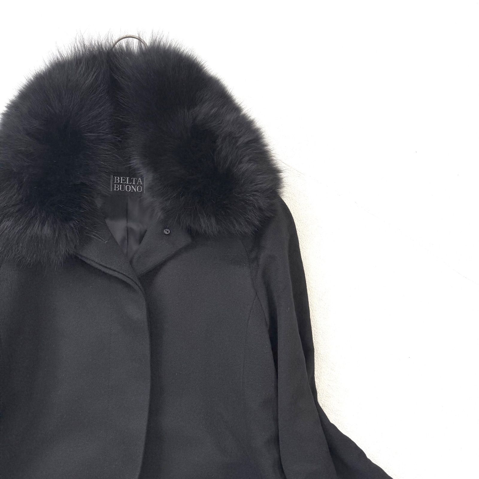 極美品✨カシミヤ100％　BELTA BUONO　ダブル　チェスターコート　L 美品】ベルタボーノ カシミヤ100% ダブルチェスターロングコート