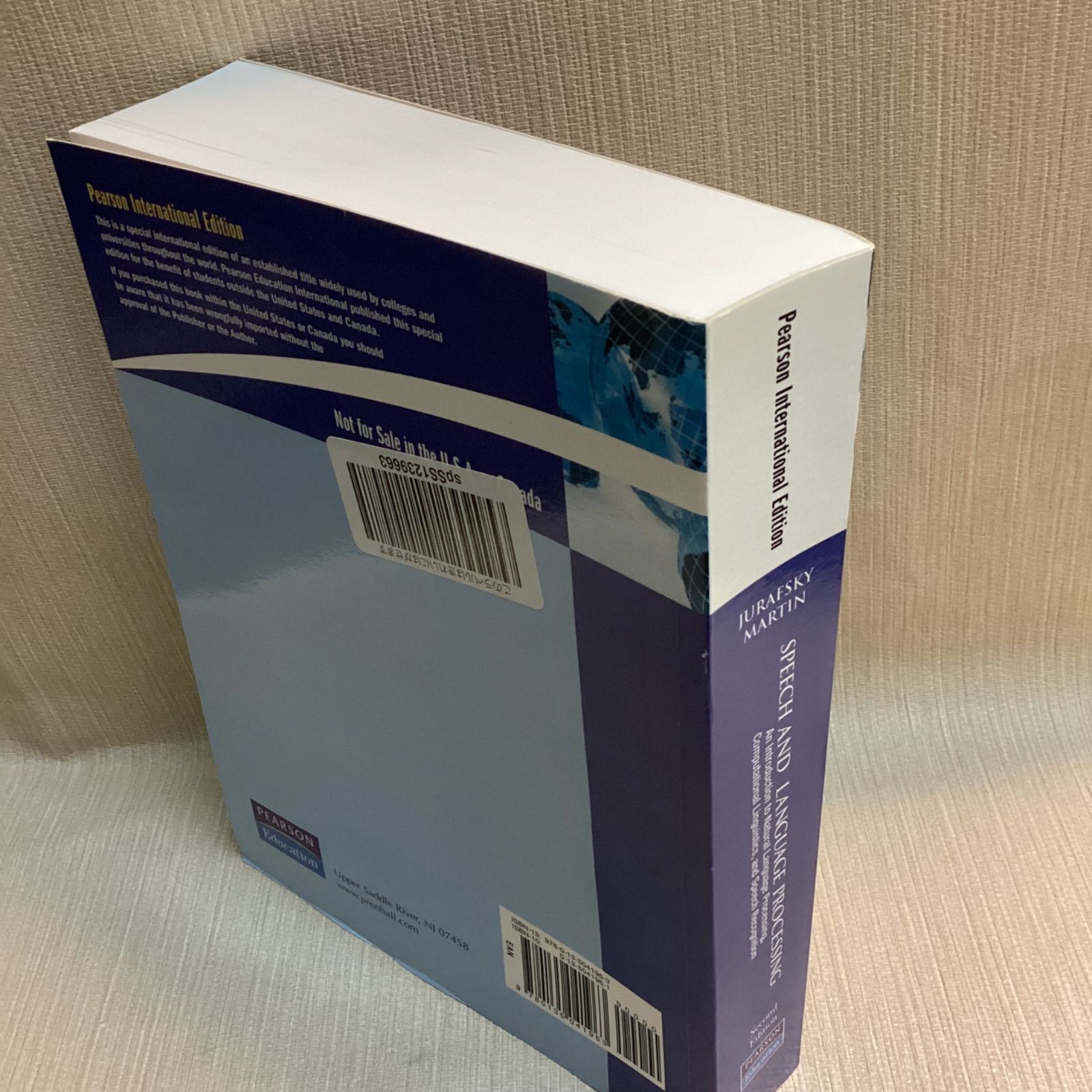 Speech and Language Processing Prentice Hall Series in Artificial Intelligence 英語 洋書