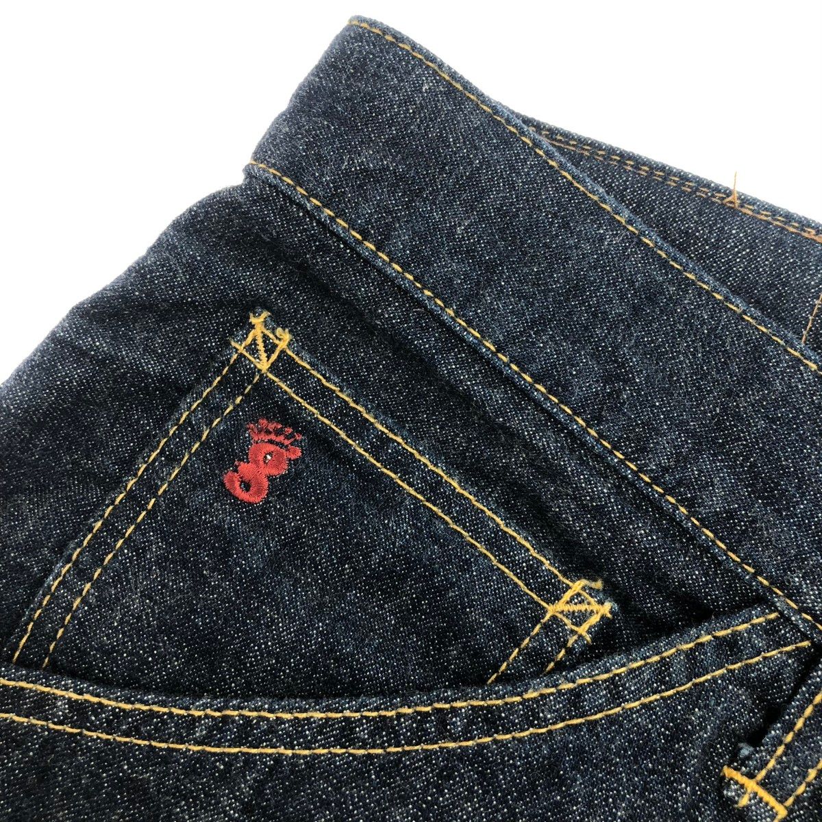 GOODENOUGH グッドイナフ デニム サイズ4 GOODENOUGH グッドイナフ デニムクロップドパンツ サイズ:W34 ネイビー