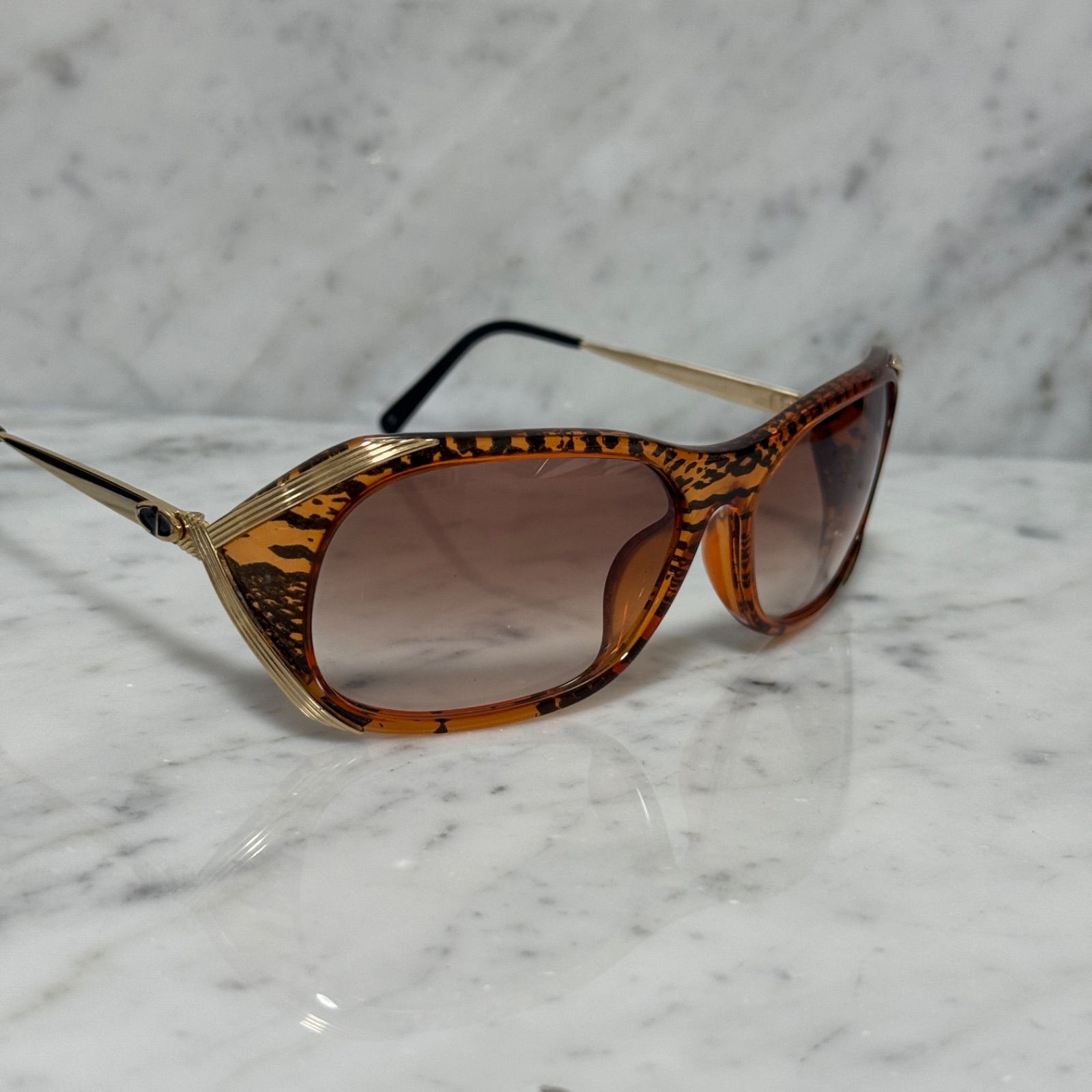 ディオール サングラス ベッコウ柄 Christian Dior クリスチャンディオール サングラス べっ甲 ゴールド