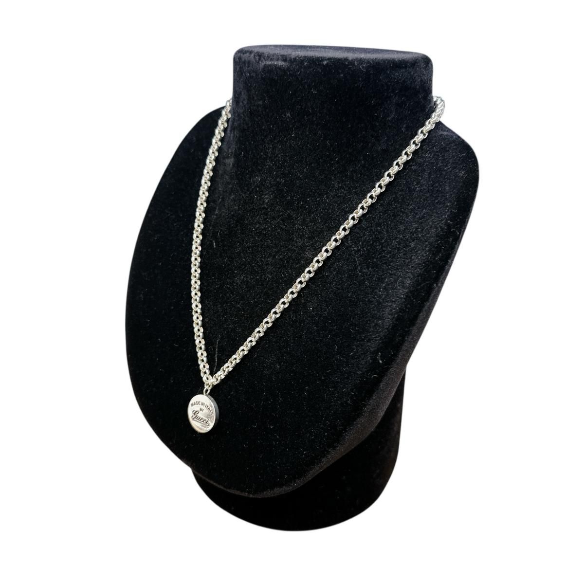 本物 グッチ コインネックレス ネックレス ラウンド ネックレス GUCCI シルバー img62948828.jpg