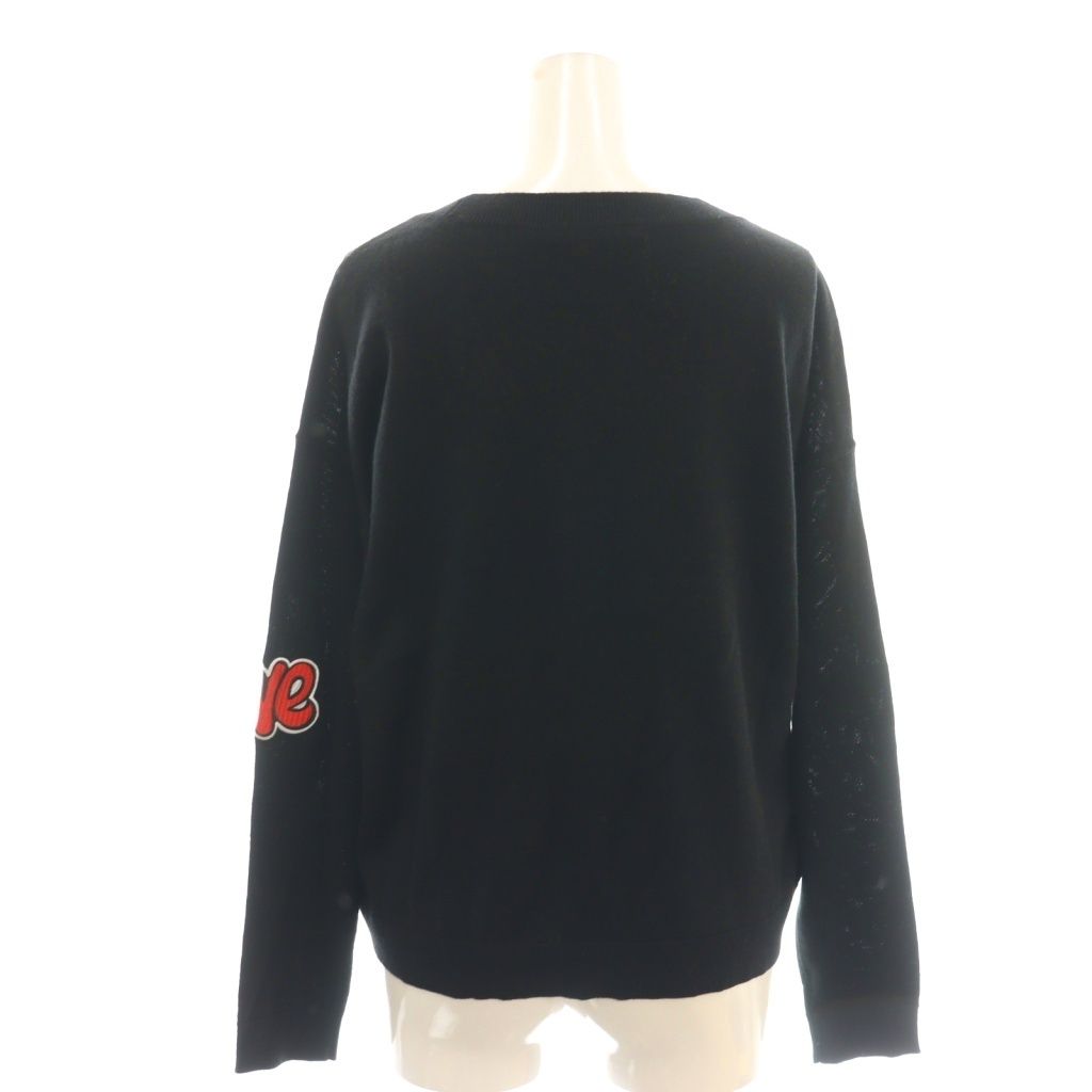 アリスオリビア alice + olivia ニット ワッペン プルオーバー XS