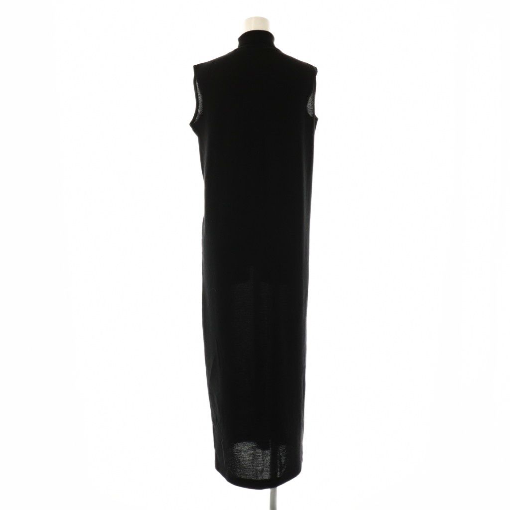 チヴィディーニ CIVIDINI ハイネック ニットワンピース 44 ブラック