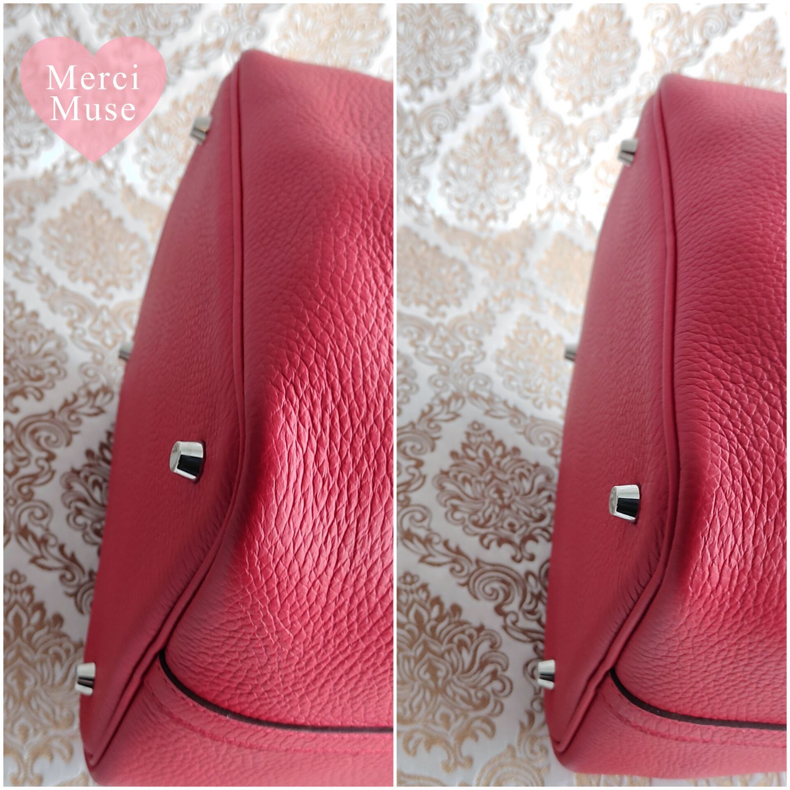 ❤お得なお品❤ピコタンロックMM22 ルージュカザック SV エルメス □Q