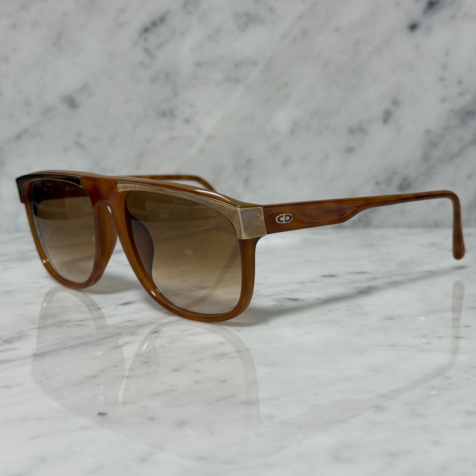 Christian Dior クリスチャンディオール サングラス ゴールド ティア