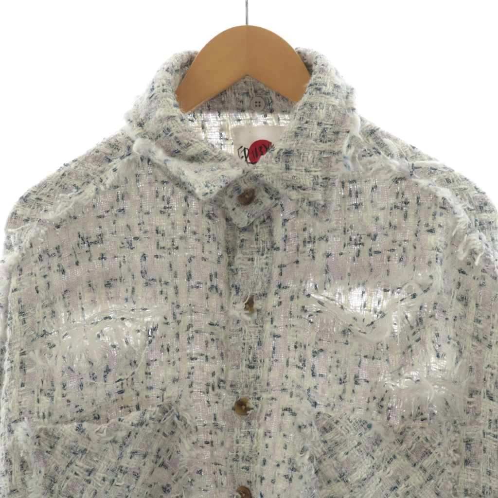 フレンズ FR(13)NDS Cotton Damege Shirt シャツ 長袖 ツイード